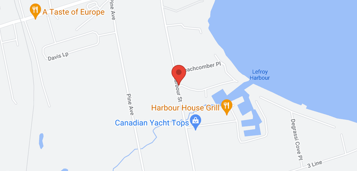 map of 727 Harbour Street